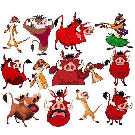 Lion King Characters Pumba