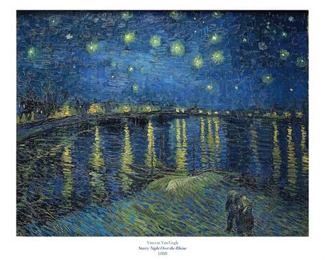 Vincent van Gogh's "Starry Night over the Rhône" (1888) - Golden Gallery