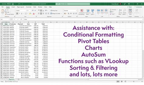 Image result for Excel Layout Examples