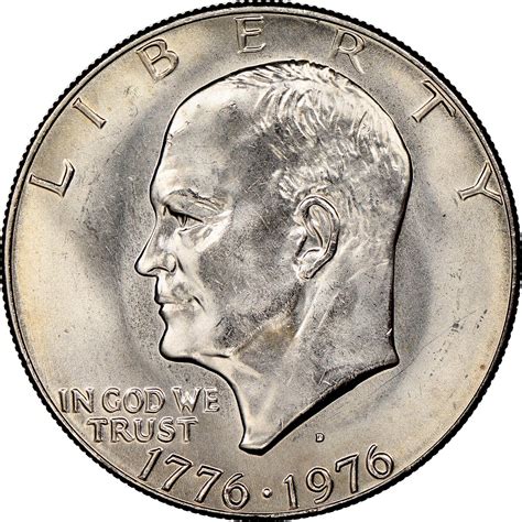 1976 D [TYPE 1] Eisenhower Dollar Prices | Ungraded, NGC, PCGS Values