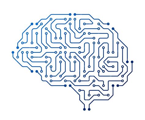Circuit Board Vector Brain