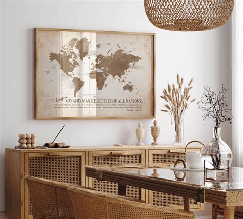 The Great Commission Bible Verse Printable Wall Art, Matthew 28:19-20 ...