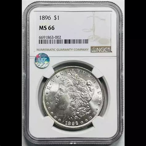 1896 Morgan Silver Dollar NGC MS-66 Sight White - Bob Paul Rare Coins