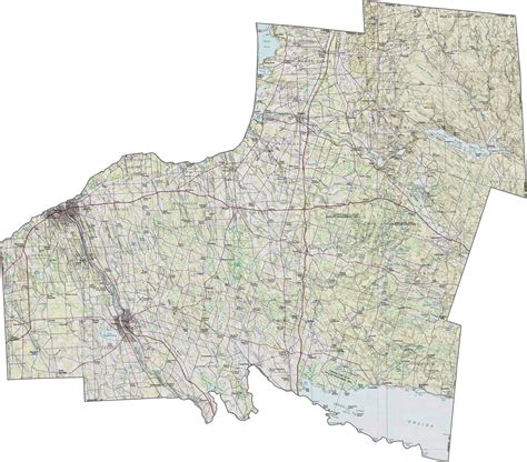 Oswego County Map, New York - US County Maps