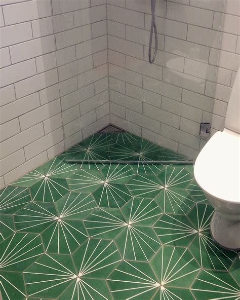 Beautify Your Home With Green And White Floor Tiles - Home Tile Ideas