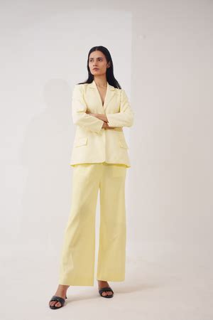 Ava Blazer Coord Set- Ivory