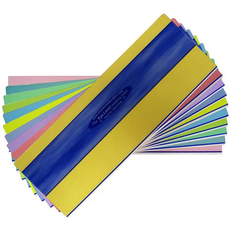 Reading Rulers Dyslexia Friendly Coloured Reading Ruler Overlays | SEN