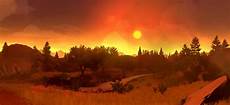 Orange Wallpaper Landscape by Firewatch Hd Wallpaper Background Image 3280x1505 Id Orange Wallpaper Landscape