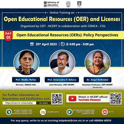 Online Training on “Open Educational Resources (OER) and Licenses ...