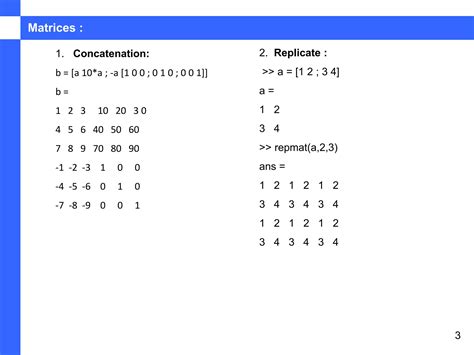 MATLAB Tutorial Matrices 的图像结果
