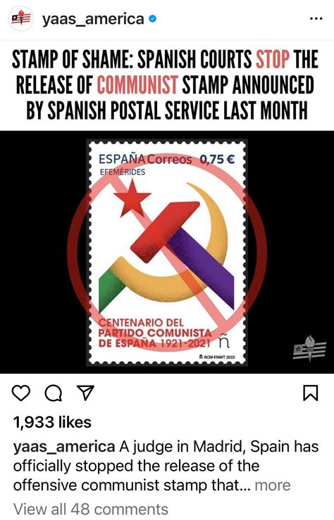 Spanish Communist bureaucrats try to get a postal stamp made, judge ...