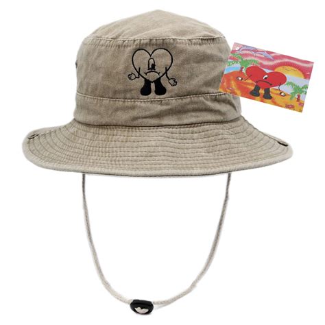 Cotton Embroidered Bad Bunny Fisherman Hats UN VERANO SIN TI Bucket Hat ...
