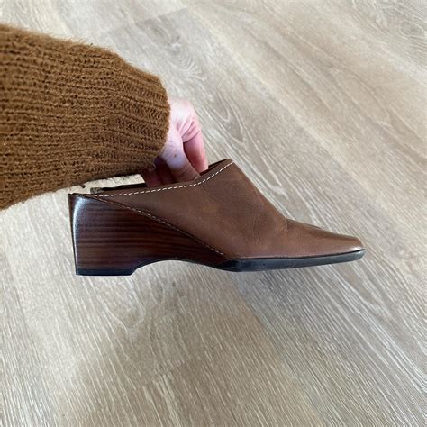 American Vintage Women's Brown Mules | Depop