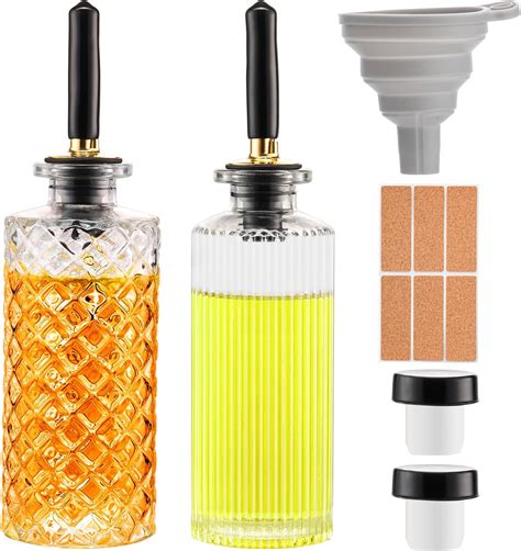 Amazon.com - Kinoue Yan Coffee Bar Simple Syrup Bottles/Syrup Dispenser ...