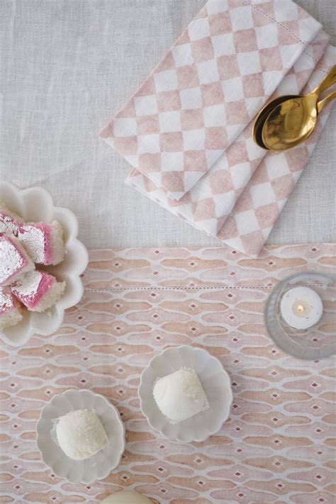Checker Blush Table Napkins | Set of 2 – SanctuaryLiving