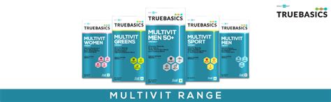 TrueBasics Multivit Men 50+ One Daily, Multivitamin for Men ...