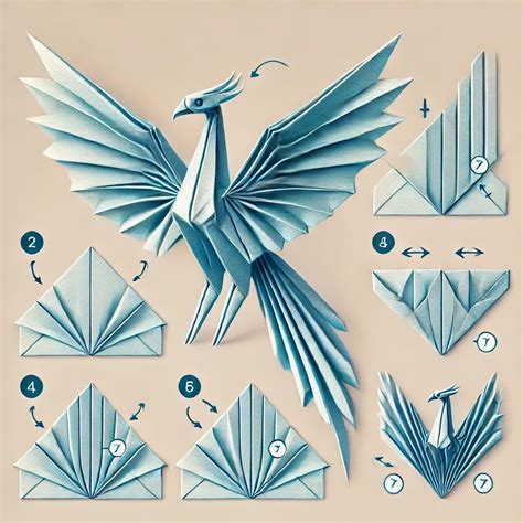 Image result for Origami Phoenix Tutorial