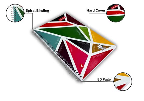 Spiral Notebook No. 66 - 80 & 160 Pages (14.5cm x 22.5cm)
