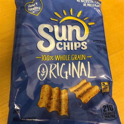 SunChips 100% Whole Grain Original from Frito-Lay - Vegan Product ...