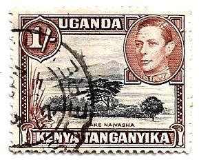 Mahaphilla ~ Rare British Colony Uganda Kenya Tanganyika KGVI 1 ...