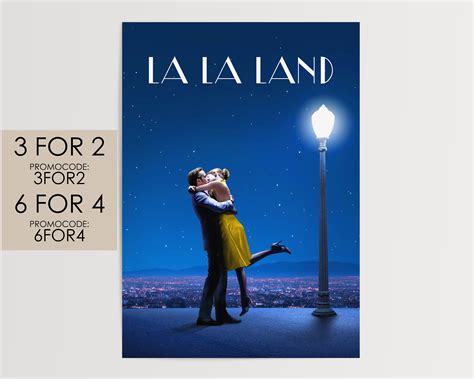 La La Land 2016 Poster Movie Poster Art Film Print Gift LLL001 - Etsy