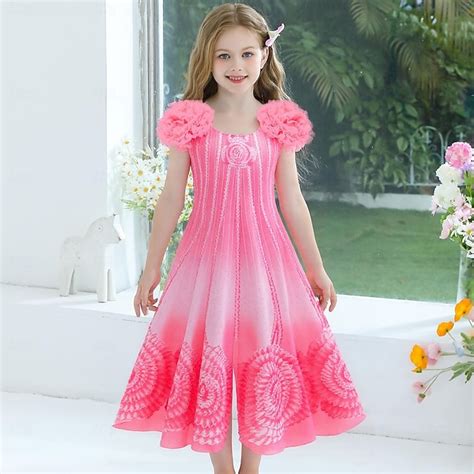 Witch Glinda Costume Fancy Dress Cosplay for Girls' Kid's Halloween ...