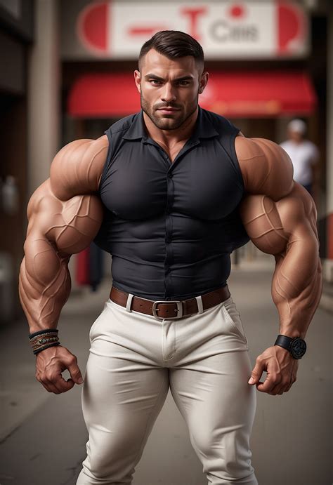 Image result for Large Muscle Man