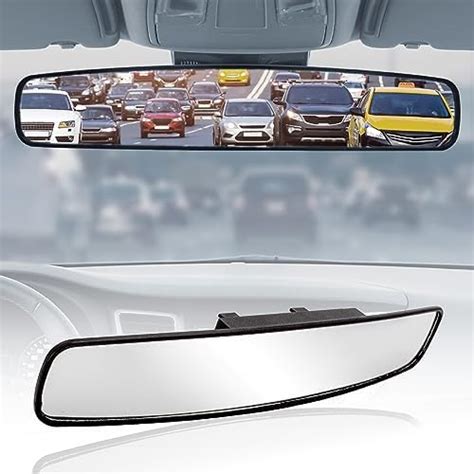 Goodyear 17” Panoramic Rear View Mirror – Universal Wide Angle Rear ...
