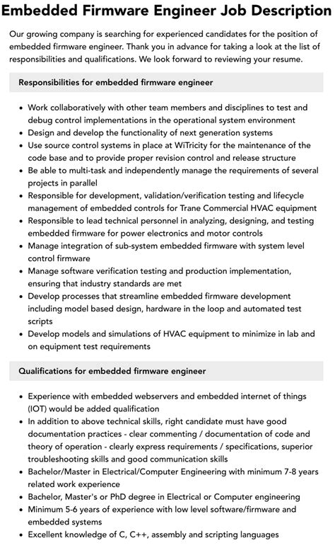 Image result for Job Posting for a Linux Based Embedded Software Engineer