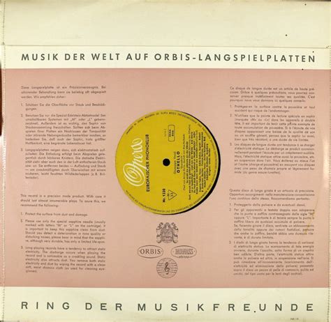 István Kertész. Städtisches Orchester Augsburg. Verdi. Othello ...