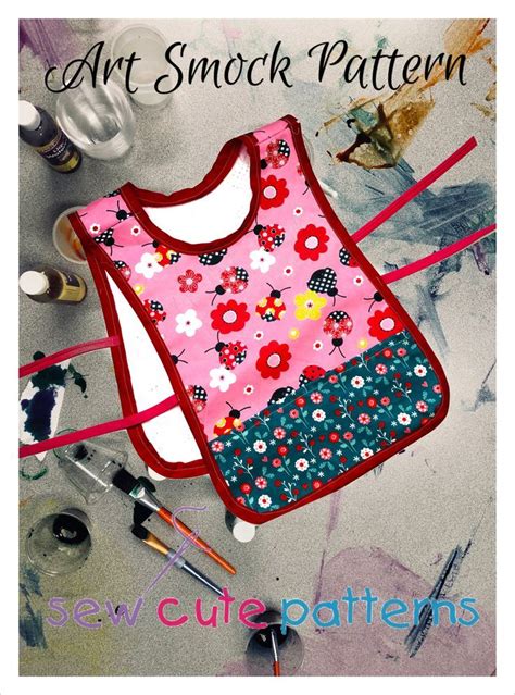 Image result for Smock Apron Pattern