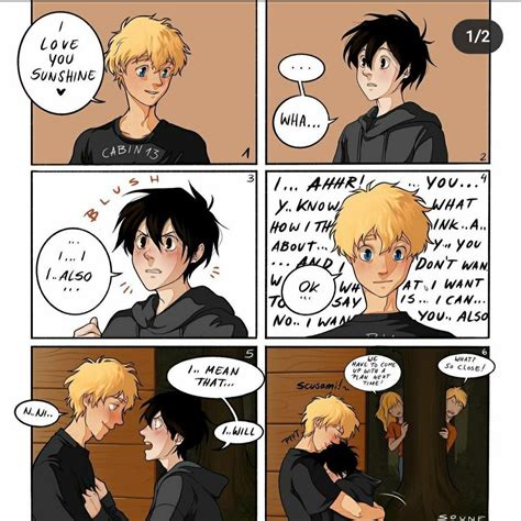 Solangelo 1/2 | Percy jackson comics, Percy jackson ships, Percy ...