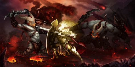 Personal illustration Battle of Elven Clans on Behance