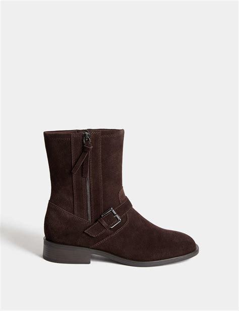 Women’s Suede Ankle Boots at M&S