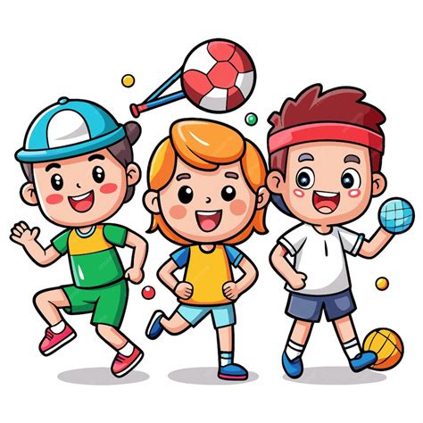 Playing Sports Cartoon 的图像结果