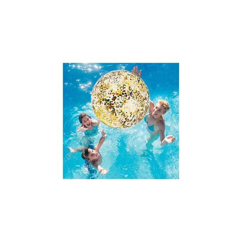 Buy 4 Pack Inflatable Glitter Beach Ball Pool Toy Ball Floatable ...
