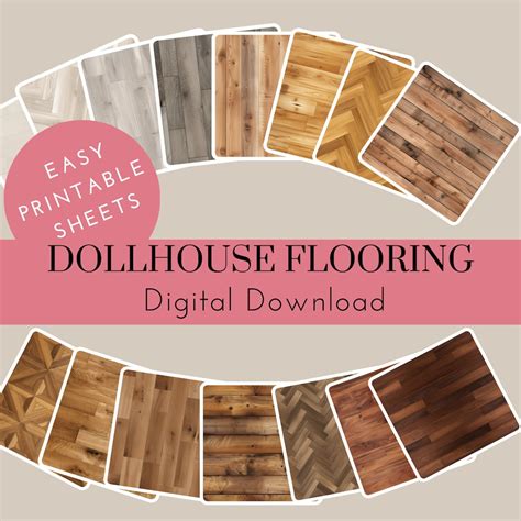 Dollhouse Flooring Wood
