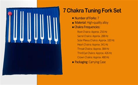 Aromatika 7 Chakra Tuning Fork Set | For Balancing and Harmonizing ...