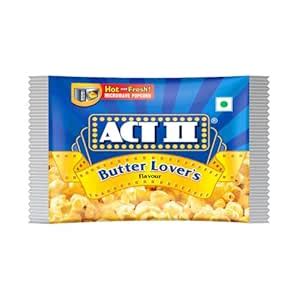 ACT II Microwave Popcorn Butter Lovers, 92g : Amazon.in: Grocery ...