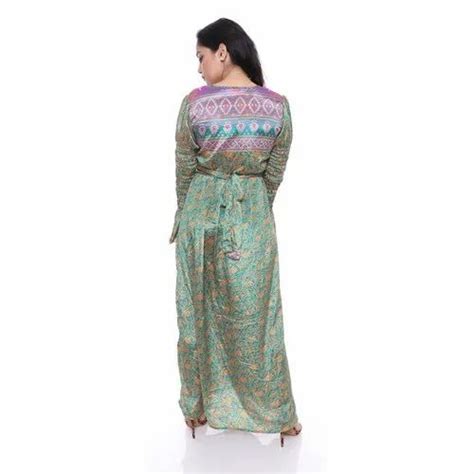 Indian Sari Silk Long Dresses - Indian Sari Long Wrap Dress Trader ...