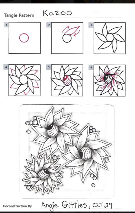 Zentangle Step Out Patterns 的图像结果