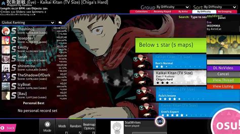 OSU Beatmap Tutorial 的图像结果