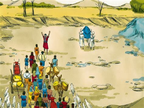 The Crossing of River Jordan - Joshua 3-4 - PnC Bible Reading ...