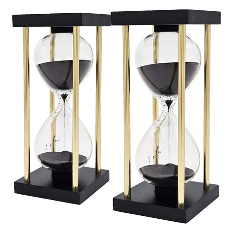 Mercer41 Dowland 15 Minute Hourglass Set of 2 3" x 3" x 7" | Wayfair