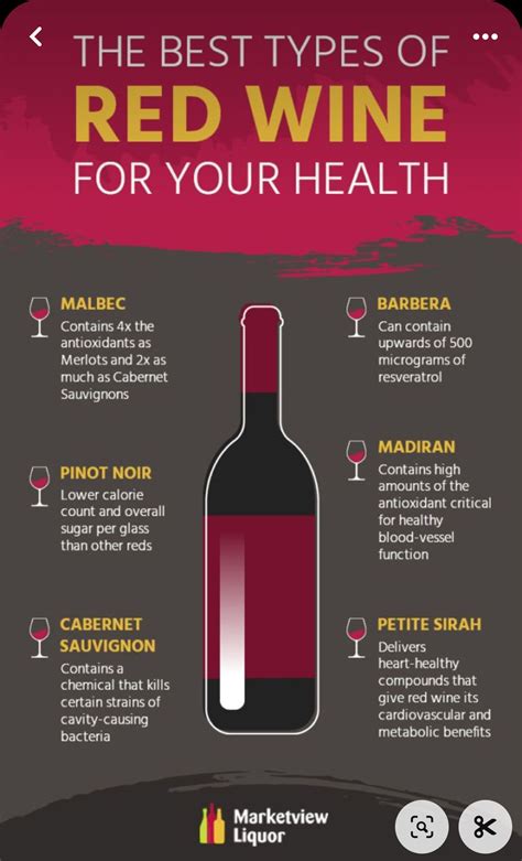 Pin by Teresa Riggle on Wine 101 | Types of red wine, Wine benefits ...