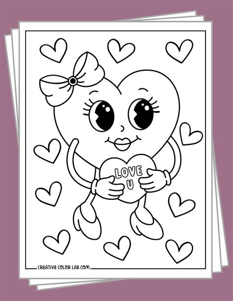 Heart Coloring Sheets Printable Heart Coloring Page – Cute Printable