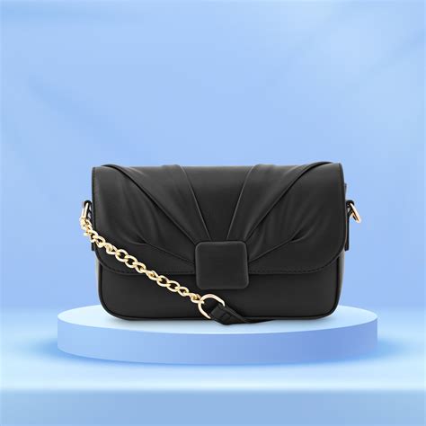 Buy Online Fastrack Black Party Sling Bag for Women - f241slsms05bk1 ...