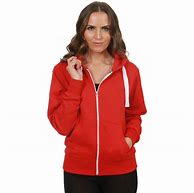 Image result for Women's plus Size Zippered Hoodie