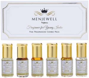 Menjewell Set Of 6 Couple Attar Gift Pack(6x3ml)Long Lasting Attar ...