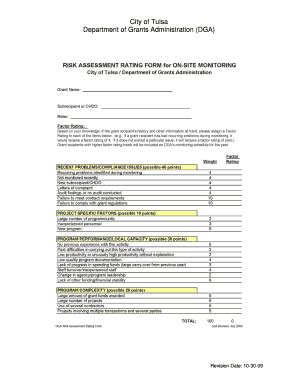 Fillable Online cityoftulsa Monitoring - The City of Tulsa Online Fax ...